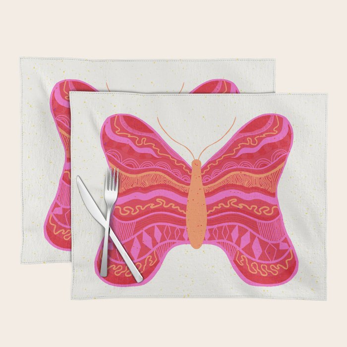 Psychedelic Butterfly Placemat Gallery Image 1