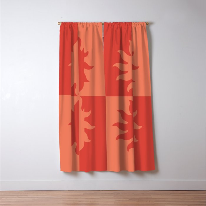 Burning Sun Window Curtain Gallery Image 3