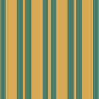 Classic Double Stripe Vertical Pattern in Teal Green and Ochre Mustard Coffee Mug Gallery Image 2