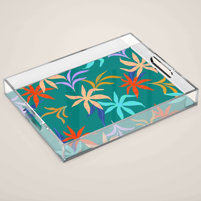 Tropicana Green Acrylic Tray Gallery Image 1