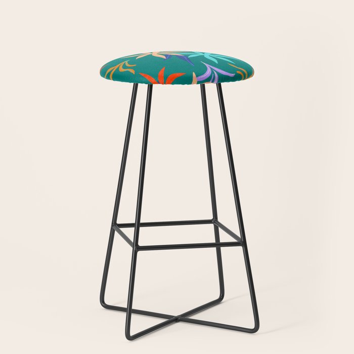Tropicana Green Stool Gallery Image 1