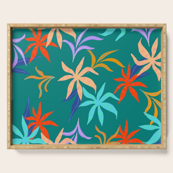 Tropicana Green Serving Tray Gallery Image 1