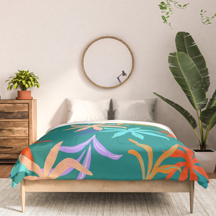 Tropicana Green Comforter Gallery Image 3