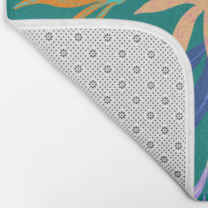 Tropicana Green Bath Mat Gallery Image 2