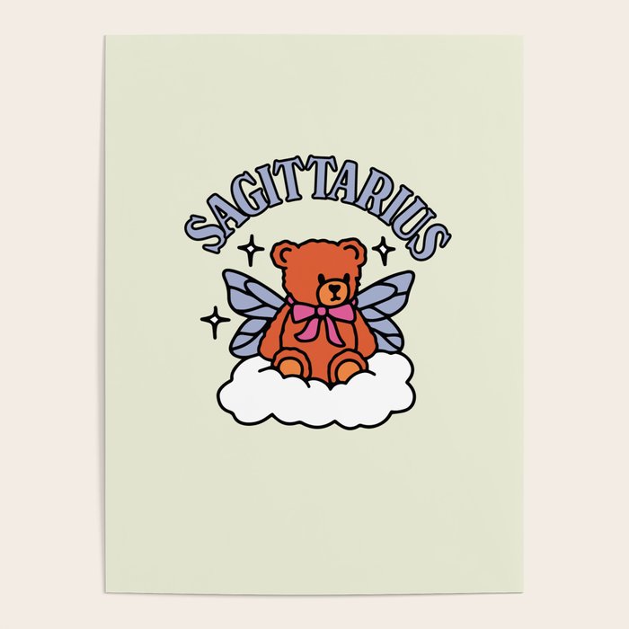 Sagittarius Teddy Bear Poster Gallery Image 4