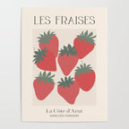 Les Fraises Fruit Market France Poster Gallery Image 4