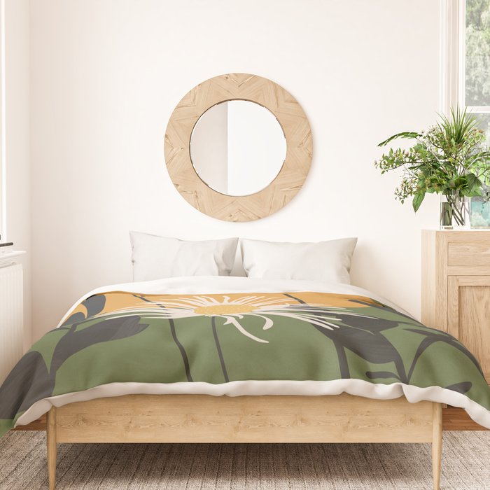 Abstract Florals 3 Duvet Cover Gallery Image 3