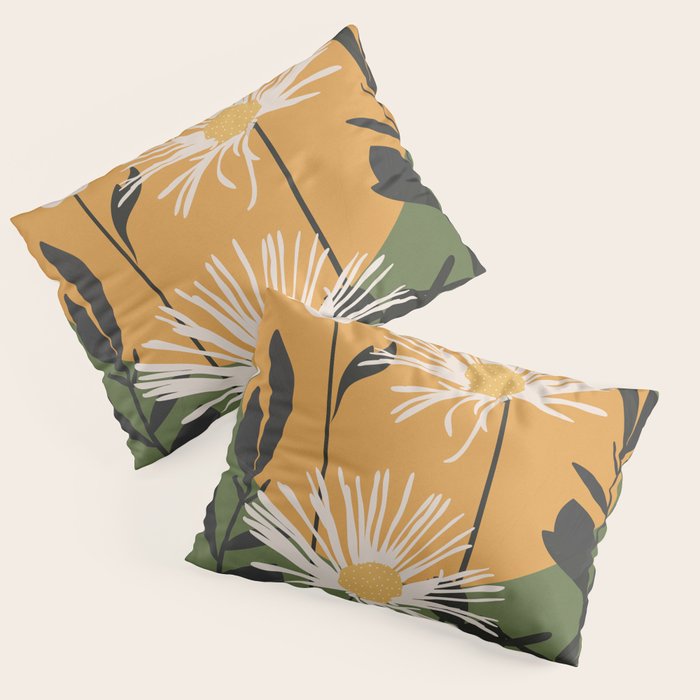 Abstract Florals 3 Pillow Sham Gallery Image 1