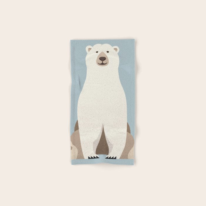 Whimsy Polar Bear Bath Towel Gallery Image 1