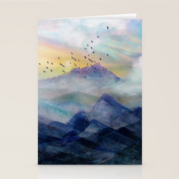 Mountain Sunrise Stationery Card Gallery Image 2