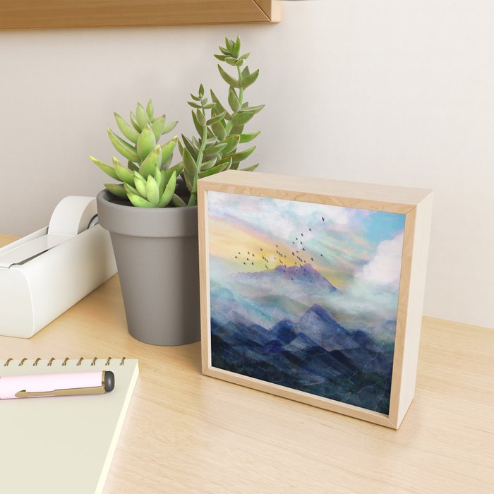 Mountain Sunrise Mini Art Print Gallery Image 2