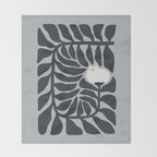 Cat and Plant 81 Throw Blanket Gallery Image 2