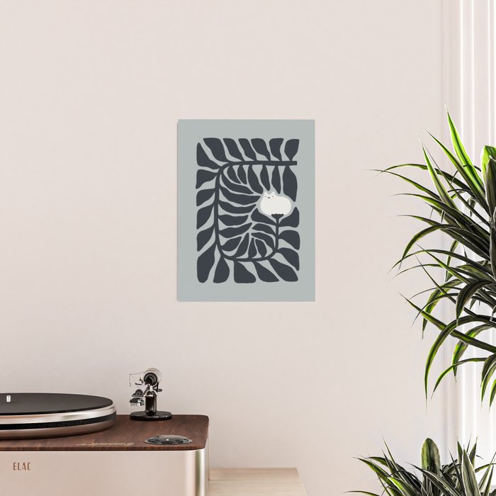 Cat and Plant 81 Poster Gallery Image 2