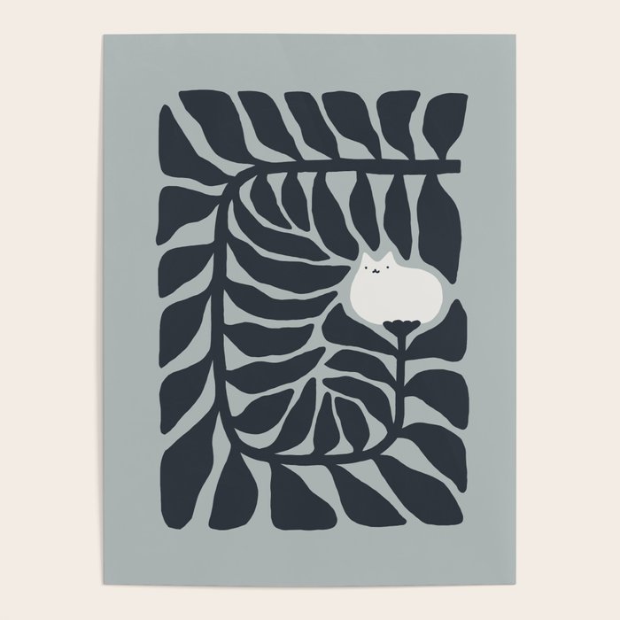 Cat and Plant 81 Poster Gallery Image 4