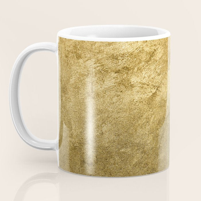 Golden texture background. Vintage gold. Coffee Mug Gallery Image 3