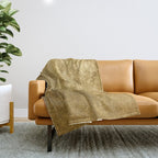 Golden texture background. Vintage gold. Throw Blanket Gallery Image 1