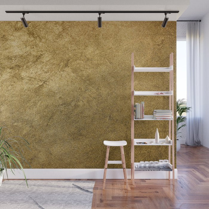 Golden texture background. Vintage gold. Wall Mural Gallery Image 1
