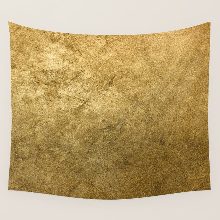 Golden texture background. Vintage gold. Wall Tapestry Gallery Image 4