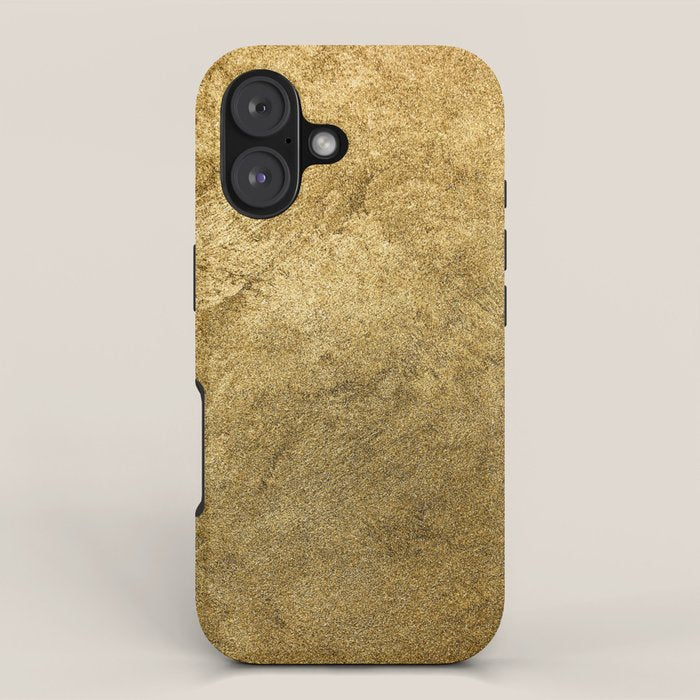 Golden texture background. Vintage gold. iPhone Case Gallery Image 1