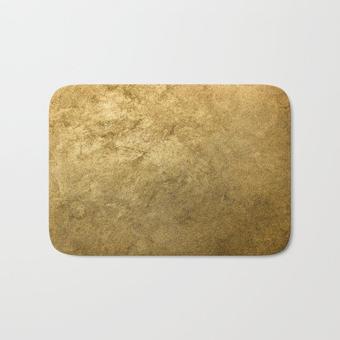 Golden texture background. Vintage gold. Bath Mat Gallery Image 1