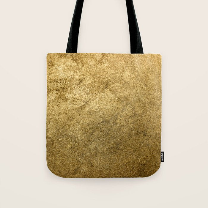 Golden texture background. Vintage gold. Tote Bag Gallery Image 1