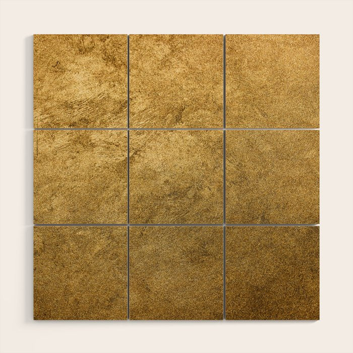 Golden texture background. Vintage gold. Wood Wall Art Gallery Image 1