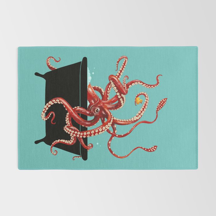 Giant Squid in Bathtub Rug Gallery Image 2