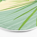 Midnight Moon Green Garden Scene Bath Mat Gallery Image 3