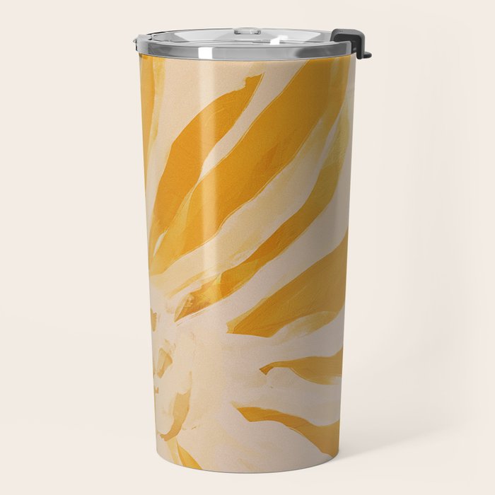 Sun Blooming Flower Travel Mug Gallery Image 2