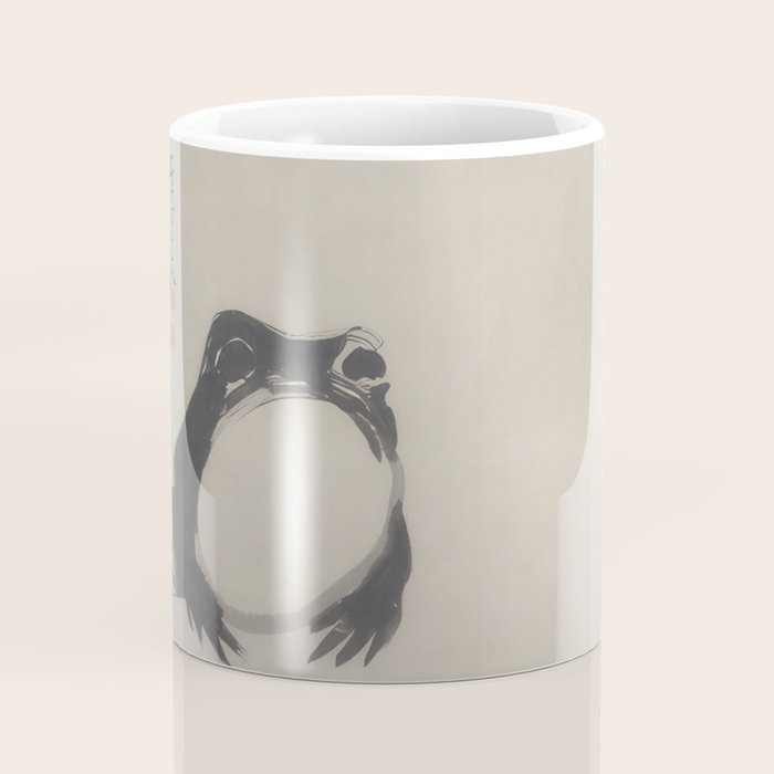 Matsumoto Hoji Frog Japanese Woodblock Art Coffee Mug Gallery Image 4