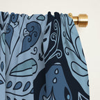 Arctic animals Polar bear, narwhal, seal, fox, puffin, whale  Window Curtain Gallery Image 2