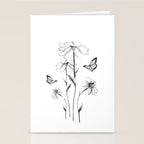 Flowers and butterflies 2 Stationery Card Gallery Image 2