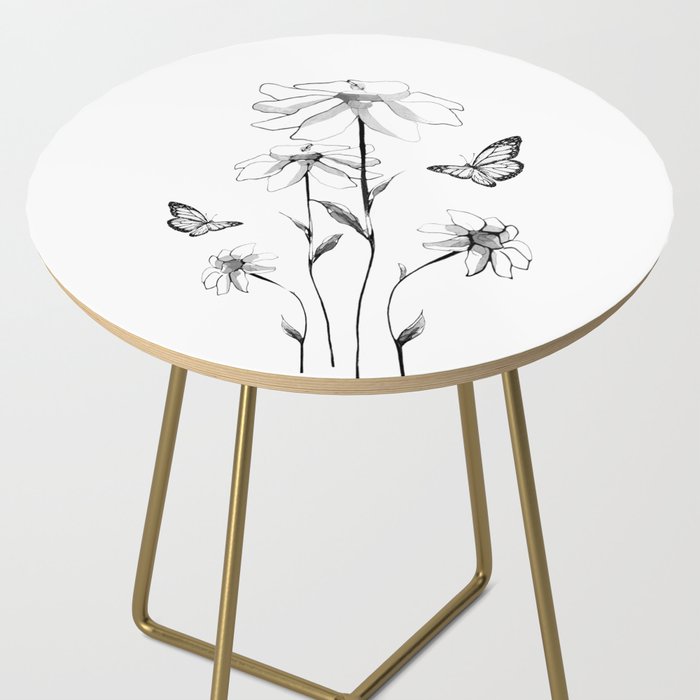 Flowers and butterflies 2 Side Table Gallery Image 2