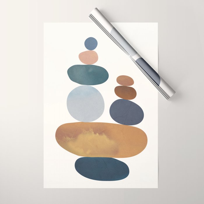 Balancing Stones 31 Wrapping Paper Gallery Image 1