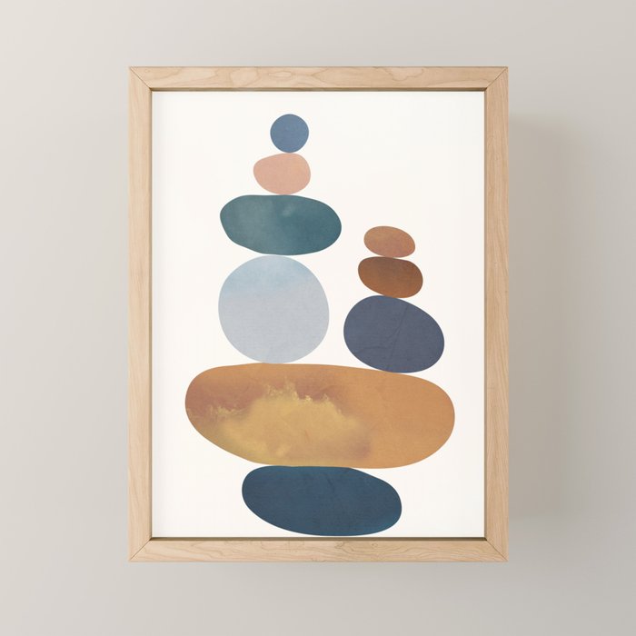 Balancing Stones 31 Mini Art Print Gallery Image 1
