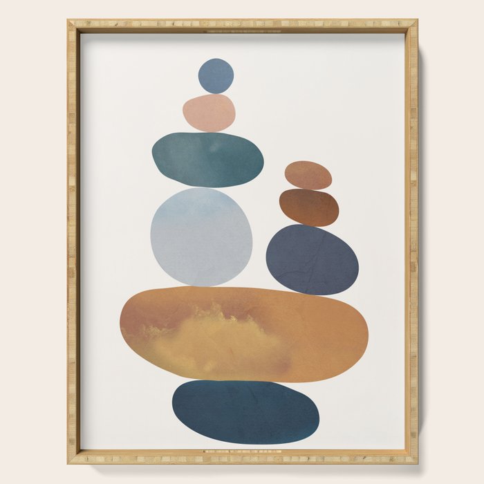 Balancing Stones 31 Serving Tray Gallery Image 1