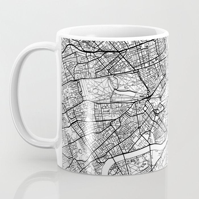 London Map White Coffee Mug Gallery Image 3