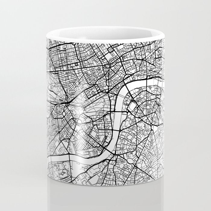 London Map White Coffee Mug Gallery Image 4