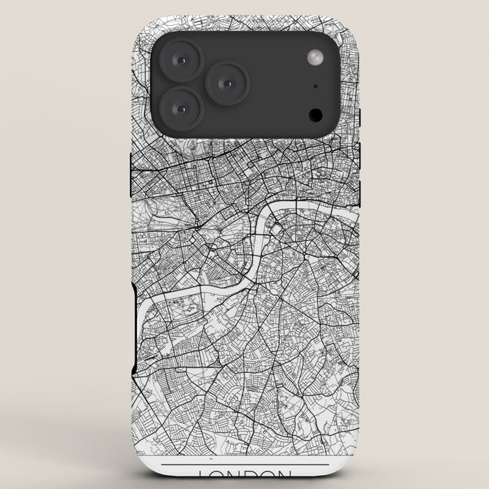 London Map White iPhone Case Gallery Image 8