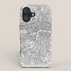 London Map White iPhone Case Gallery Image 1