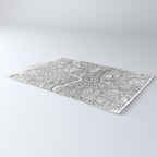 London Map White Rug Gallery Image 3