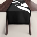 Lemon Tree In Black  Table Runner Gallery Image 1
