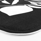 Lemon Tree In Black  Bath Mat Gallery Image 3
