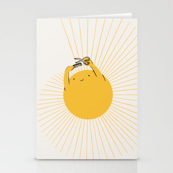 Summer Hair Cut Stationery Card Gallery Image 1