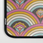 Retro Rainbow Flowers - multi-color Laptop Sleeve Gallery Image 3