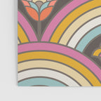 Retro Rainbow Flowers - multi-color Poster Gallery Image 3