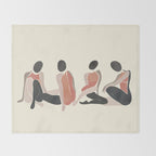 Woman Forms Throw Blanket Gallery Image 2