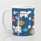 Christmas Retro decorations no2 Coffee Mug Gallery Image 3