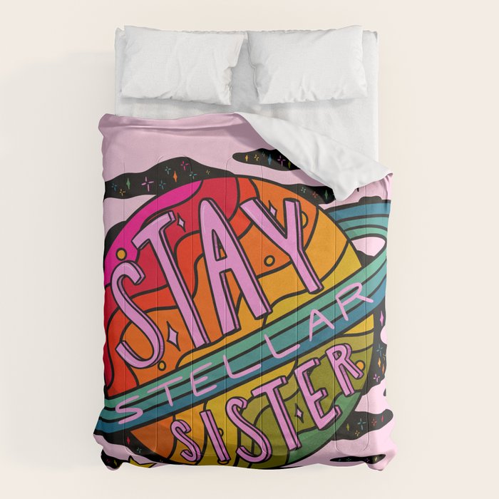 Stay Stellar Sister Comforter Gallery Image 1