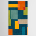 Geometric Colorful Modern Design Artwork  Tablecloth Gallery Image 2
